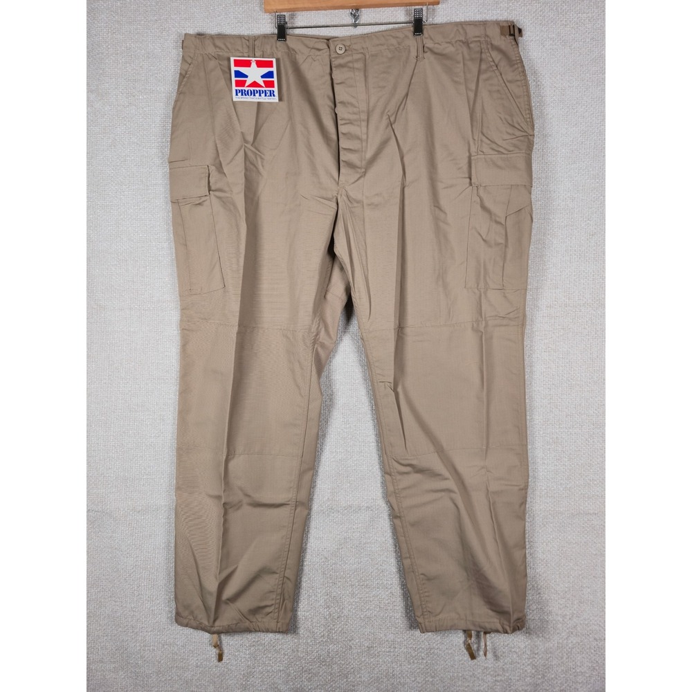 Propper Men's BDU Trouser 400 KHA Khaki Cargo Pants Size XXXXLL‎ *52x34* NWT